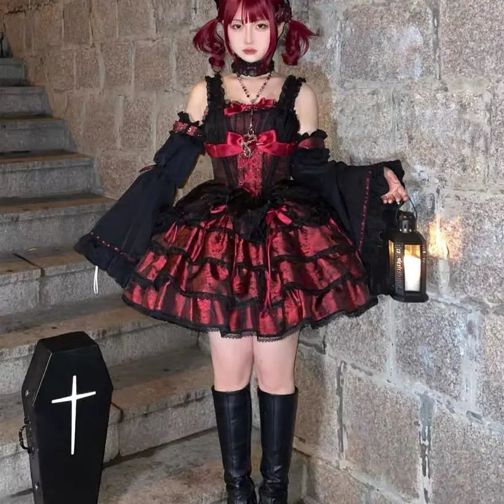 Gothic Lolita Y2K Dress Pastel Kitten