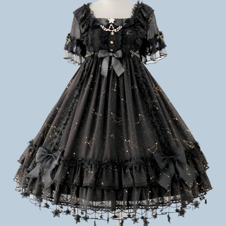 Gothic Victorian Lolita Dress Pastel Kitten