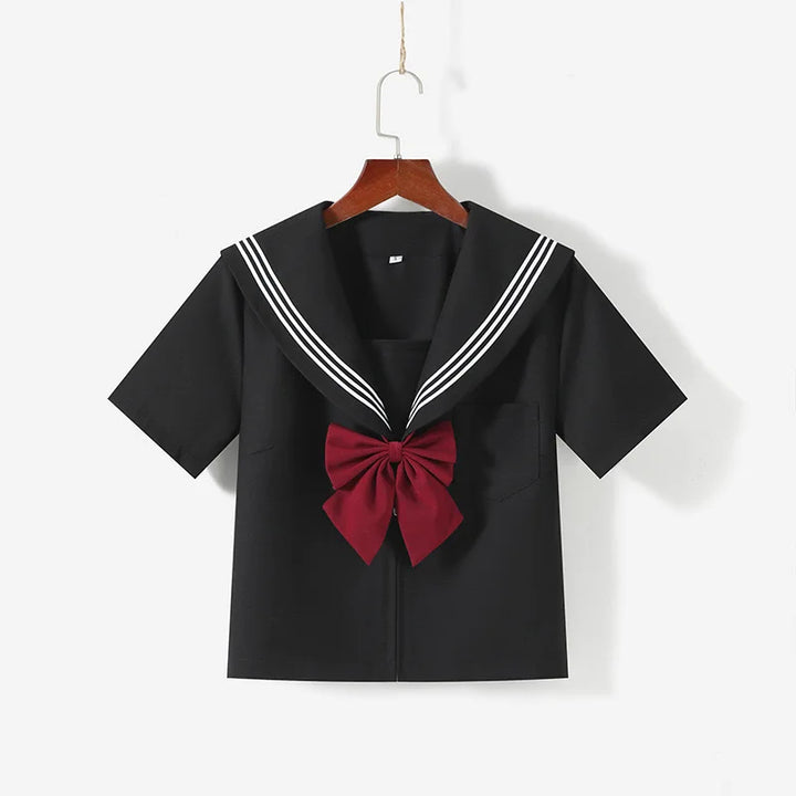 Japanese Sailor Style School Uniform Pastel Kitten