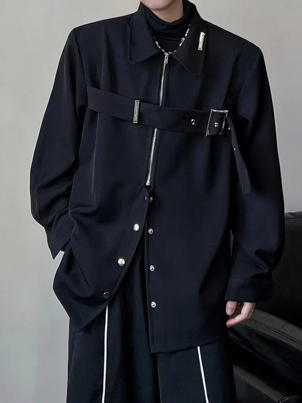 Techwear Gothic Zipper Jacket
