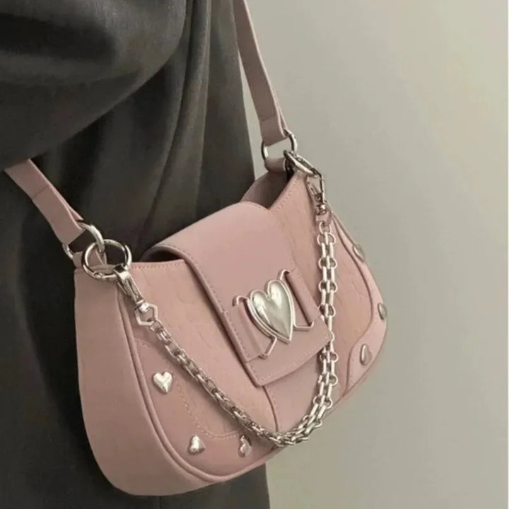 Kawaii Pink Shoulder Bag Pastel Kitten