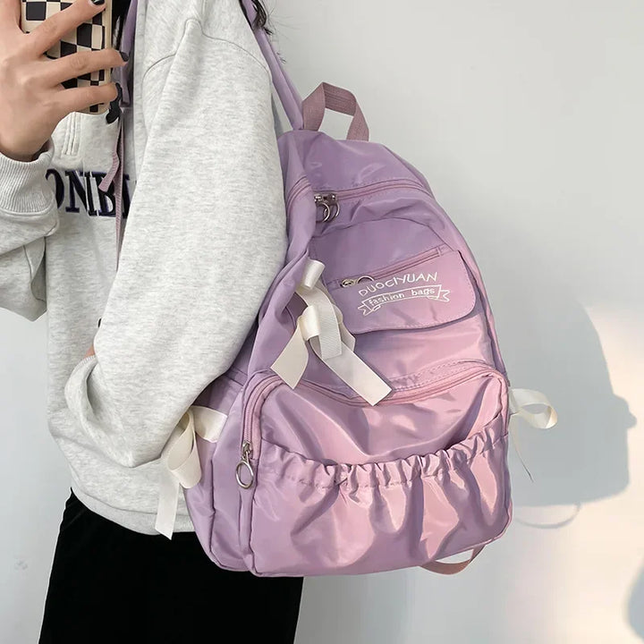 Kawaii Lolita School Backpack Pastel Kitten