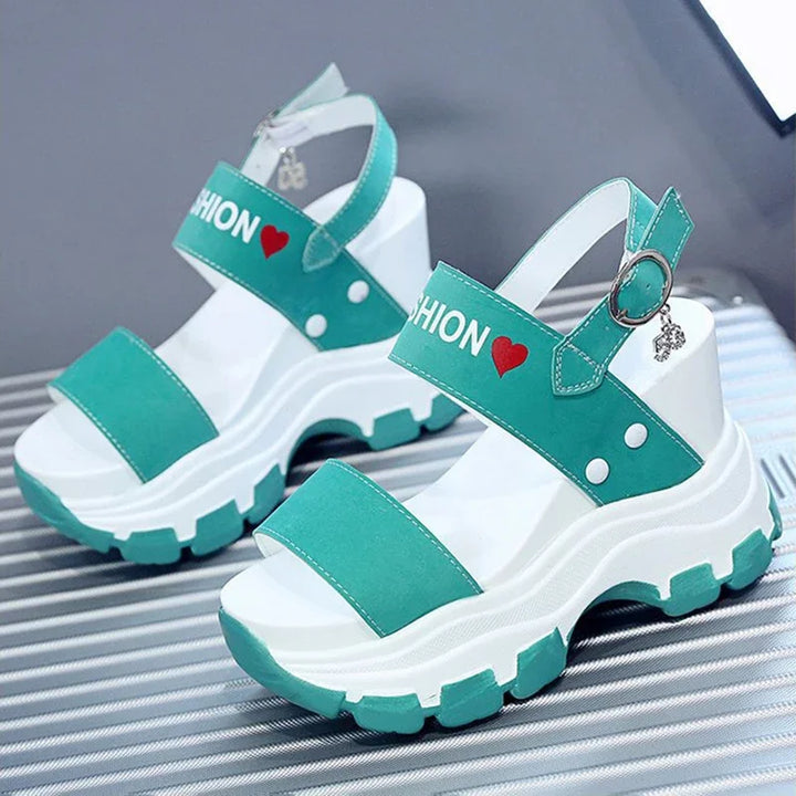 Casual Chunky Platform Sandals Pastel Kitten