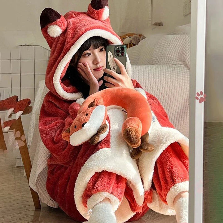 Kawaii Fox Kigurumi Pastel Kitten