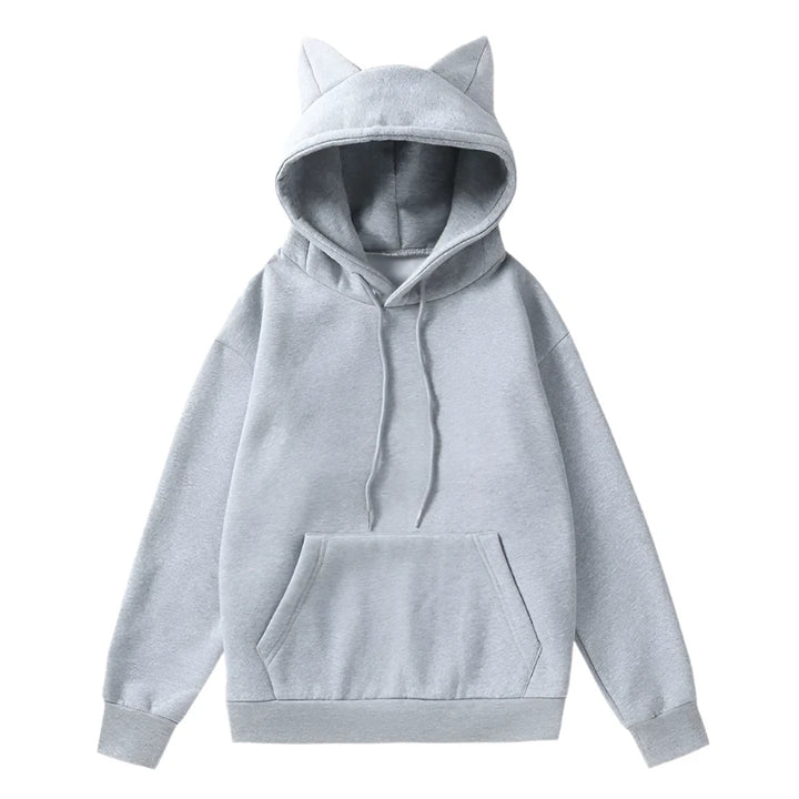 Kawaii Cat Ears Hoodie Pastel Kitten