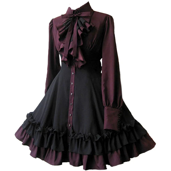 Gothic Vintage Lolita Dress Pastel Kitten