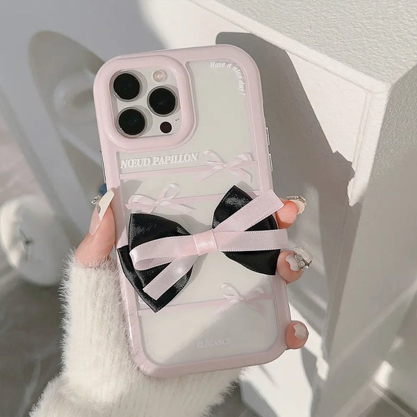 Kawaii Transparent Pastel Phone Case Pastel Kitten
