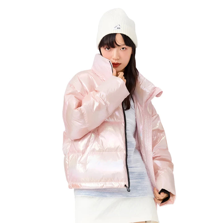 Cute Korean Casual Down Jacket Pastel Kitten