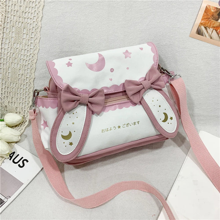 Cute Lolita Rabbit Style Bag Pastel Kitten