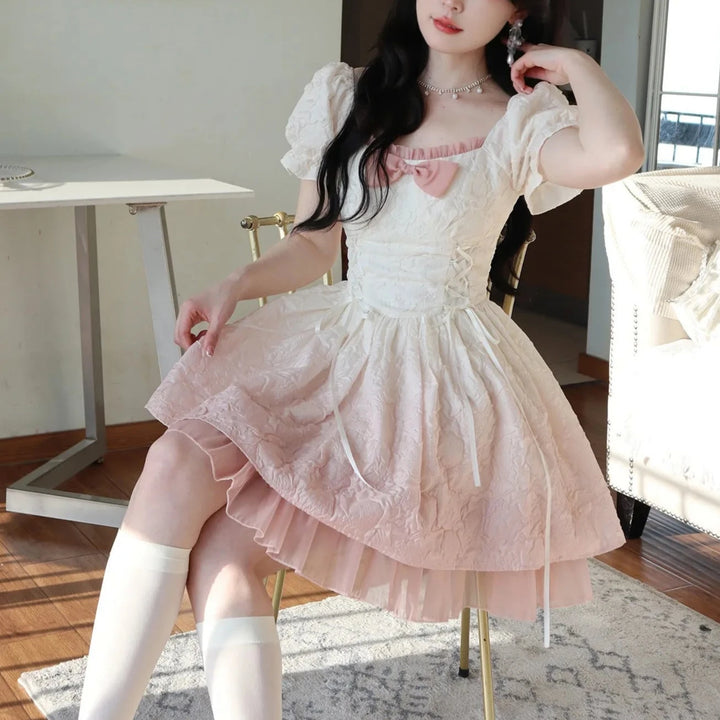 Sweet Lolita Fairy Dress Pastel Kitten