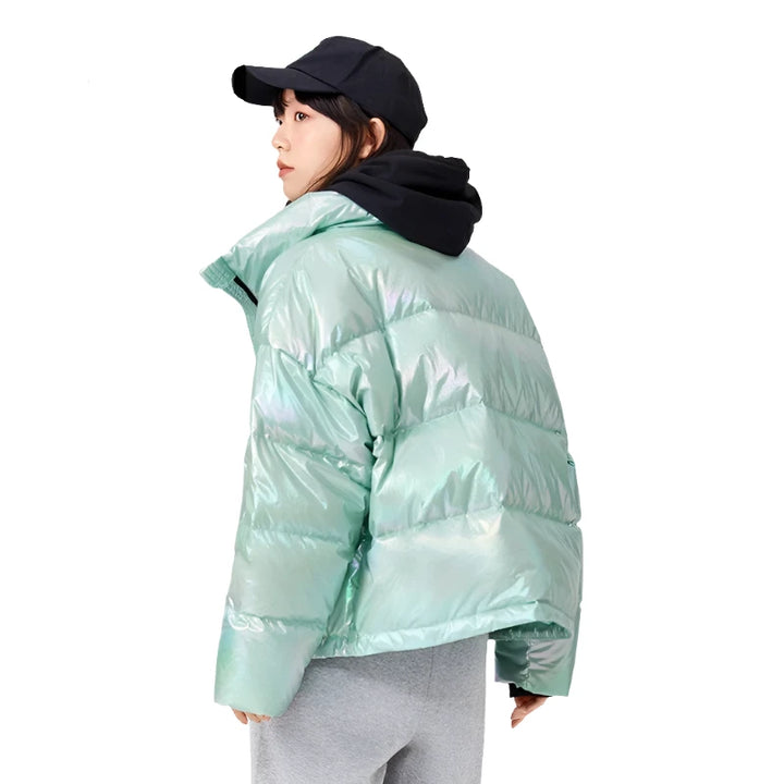 Cute Korean Casual Down Jacket Pastel Kitten