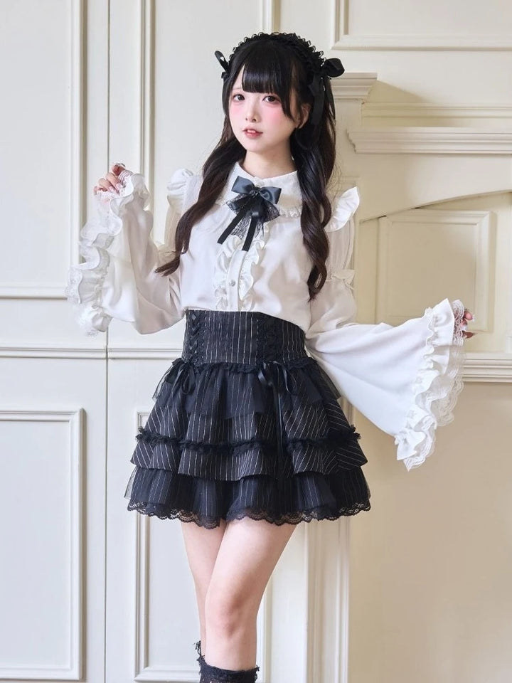 Japanese Lolita Lace Blouse Pastel Kitten