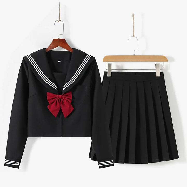 Japanese Sailor Style School Uniform Pastel Kitten