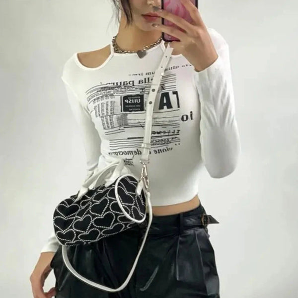 Korean Casual Slim Crop Top Pastel Kitten