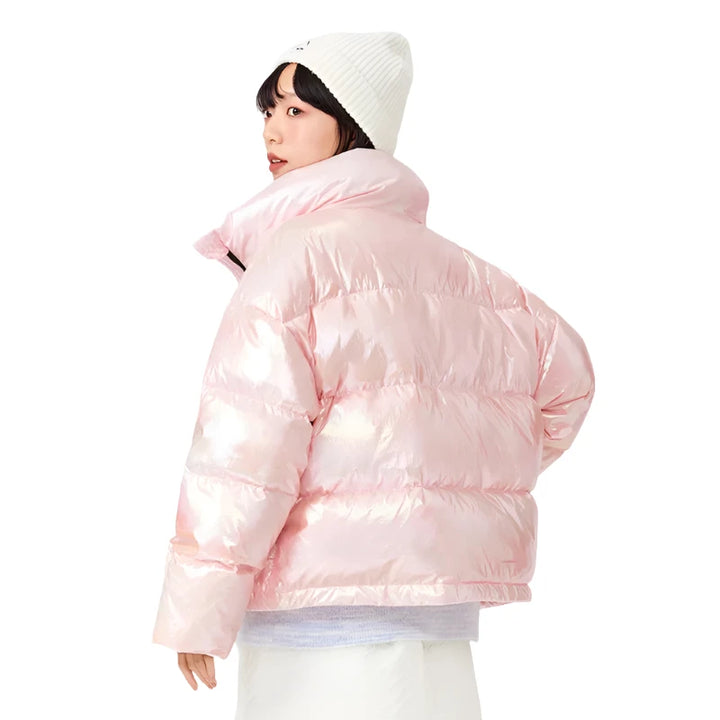 Cute Korean Casual Down Jacket Pastel Kitten