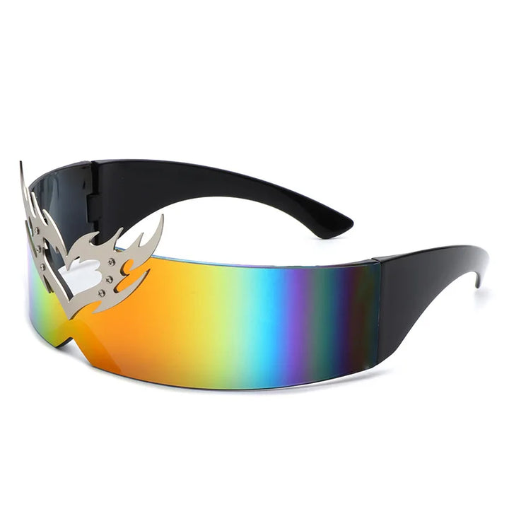 Y2K Rimless Sports Sunglasses Pastel Kitten