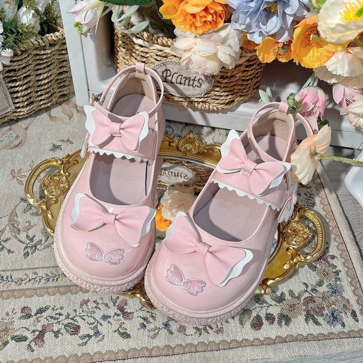 Kawaii Lolita Aesthetic Shoes Pastel Kitten