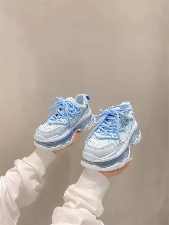 Pastel Chunky Sports Sneakers Pastel Kitten