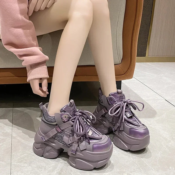 Casual Chunky Vulcanized Shoes Pastel Kitten