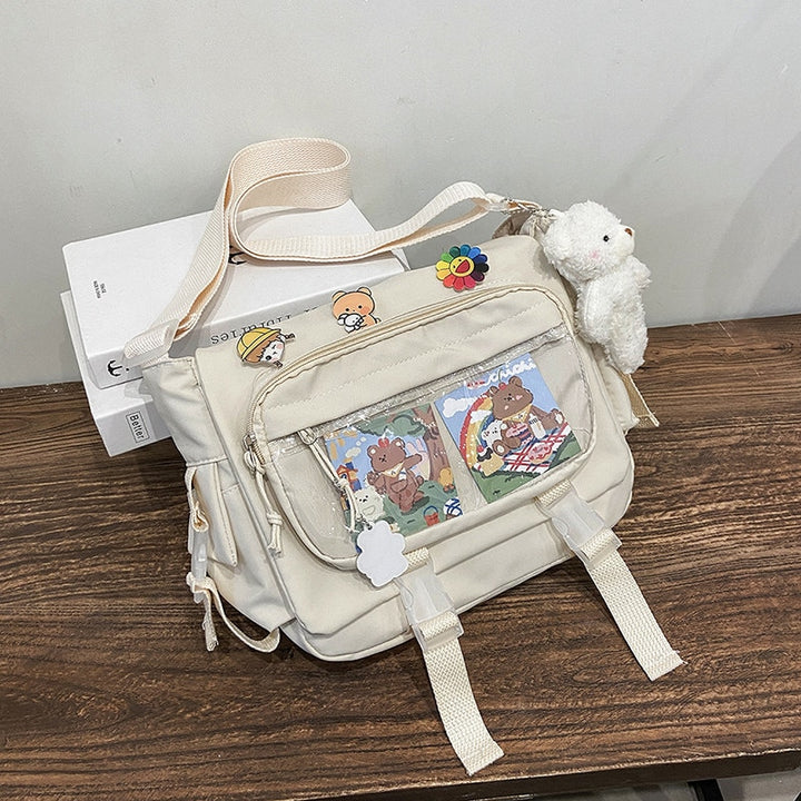 Korean Preppy Style Bag Pastel Kitten