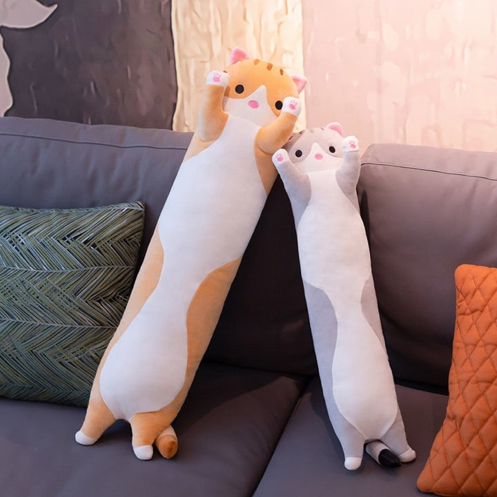 Long Cat Plush Toys Pastel Kitten