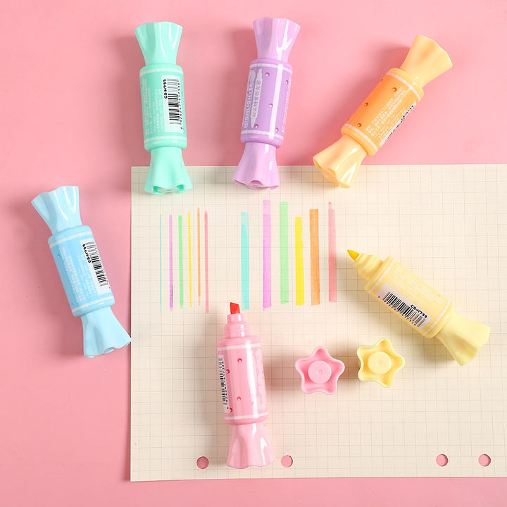 Candy Shape Markers Pastel Kitten