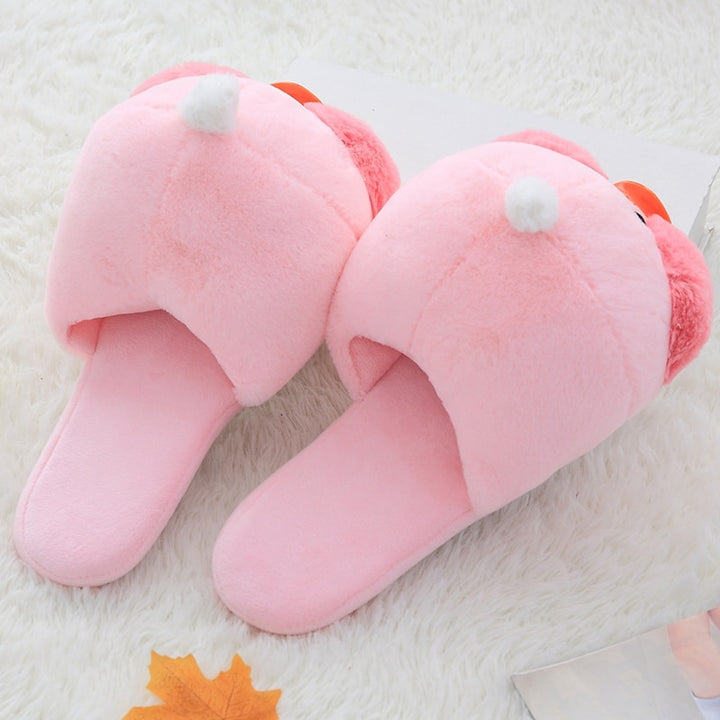 Kawaii Plush Ducks Slippers Pastel Kitten