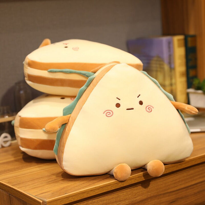 Cute Sandwich Plush Toys Pastel Kitten