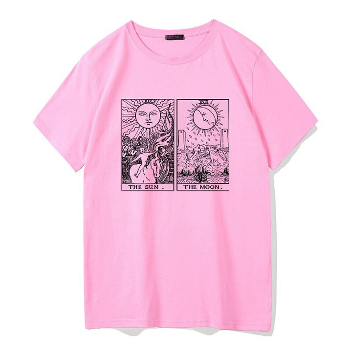 Sun & Moon Taro T-shirt Pastel Kitten