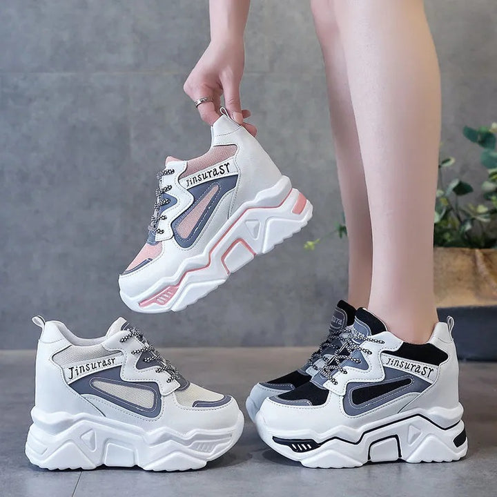 Korean Fashion Platform Shoes - Pastel Kitten