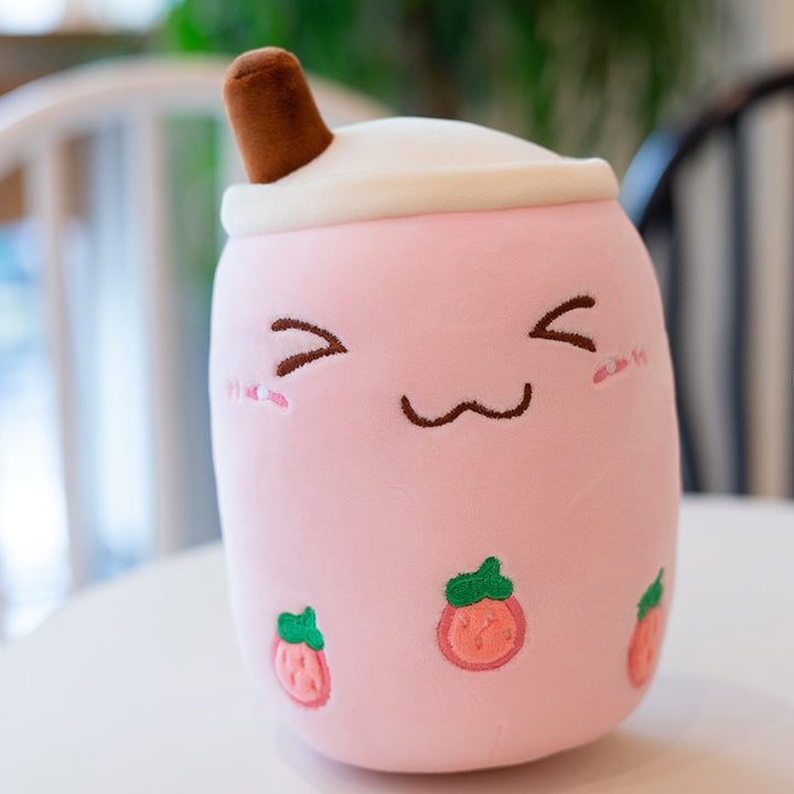 Bubble Tea Plush Toys Pastel Kitten