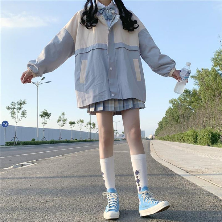 Ulzzang Girl Style Jacket Pastel Kitten