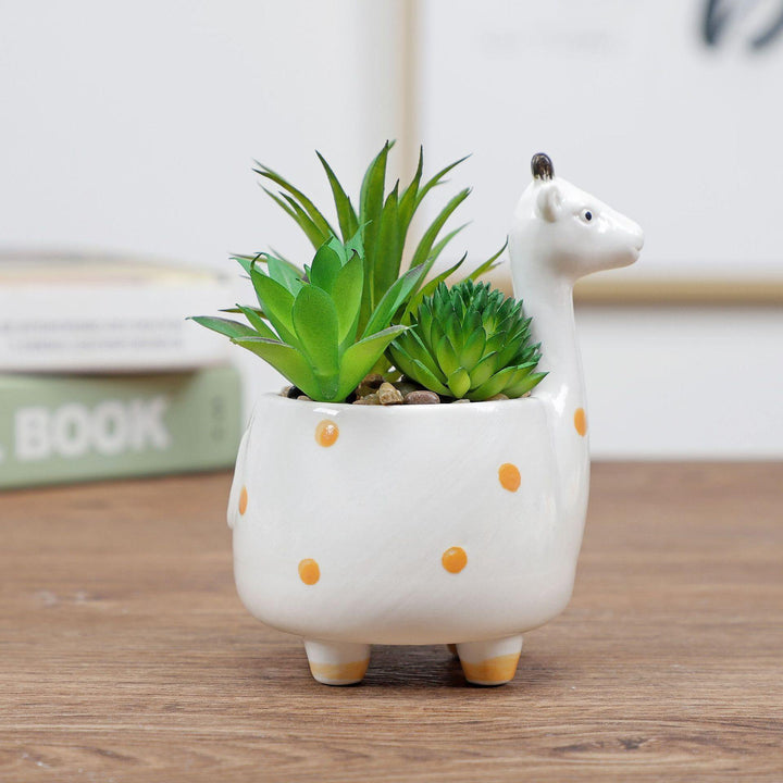 Cute Animal Succulent Pot Pastel Kitten