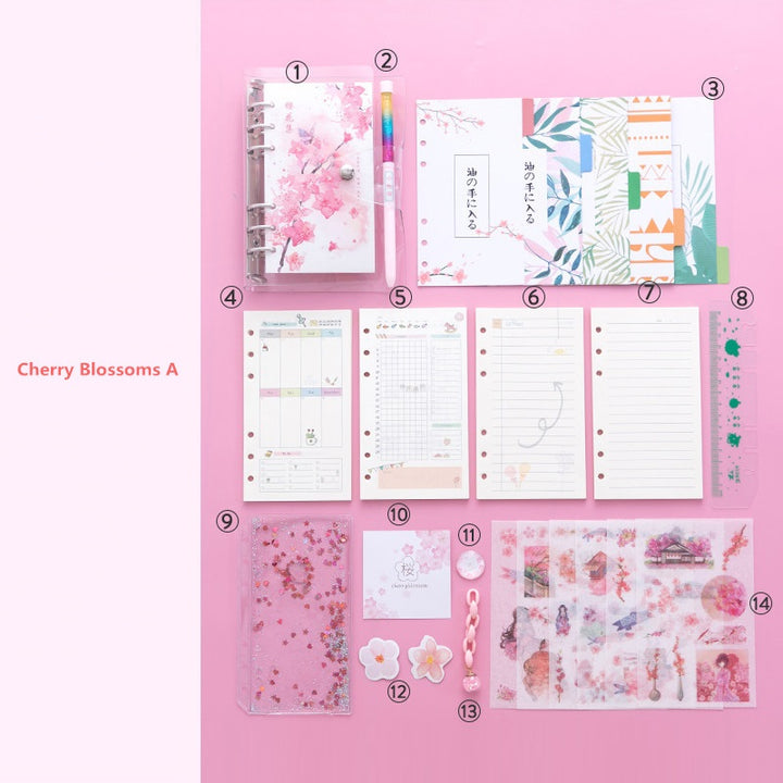 Berry Blossom Planner Set Pastel Kitten