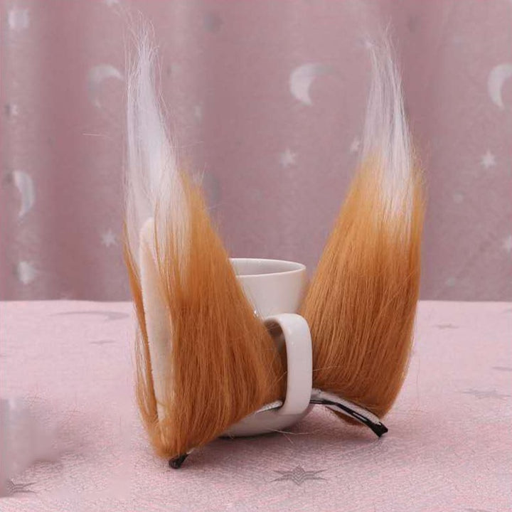 Cosplay Fox Ears Hairpins Pastel Kitten