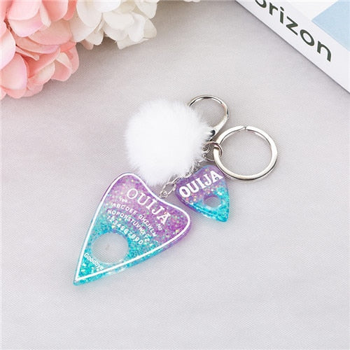 Pompom Charms Keychain Pastel Kitten