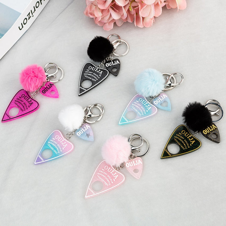 Pompom Charms Keychain Pastel Kitten