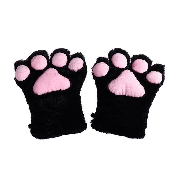 Soft Kitten Paw Warm Gloves Pastel Kitten