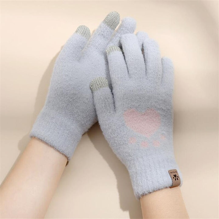 Kawaii Cat Paw Gloves Pastel Kitten