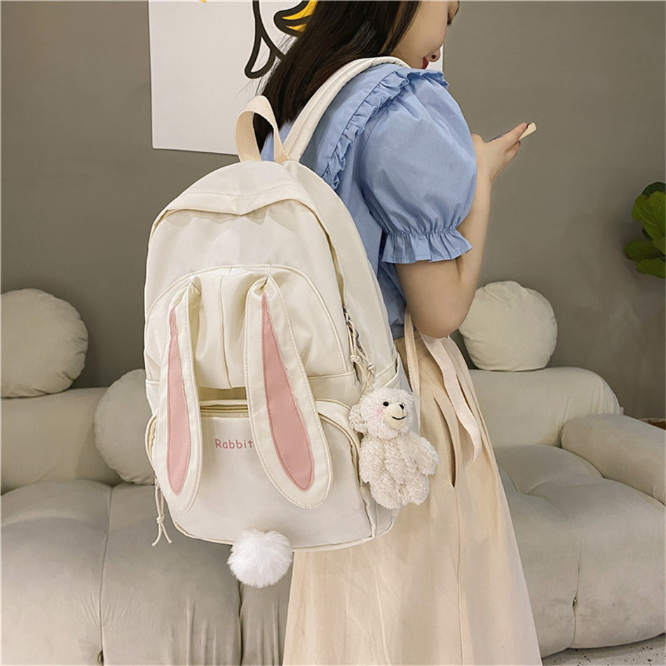 Cute Rabbit Backpack - Pastel Kitten