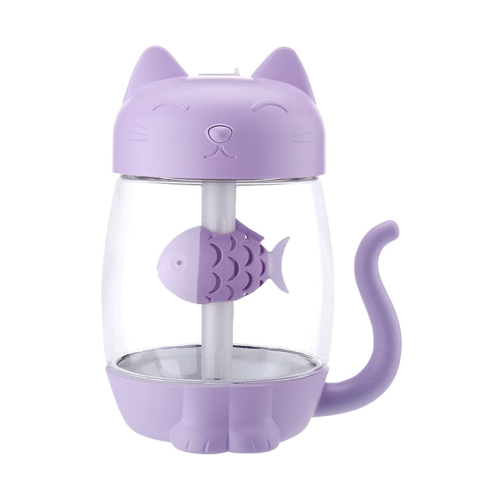 LED Light Cat Humidifier Pastel Kitten
