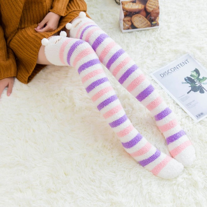 Kawaii Animal Stockings Pastel Kitten