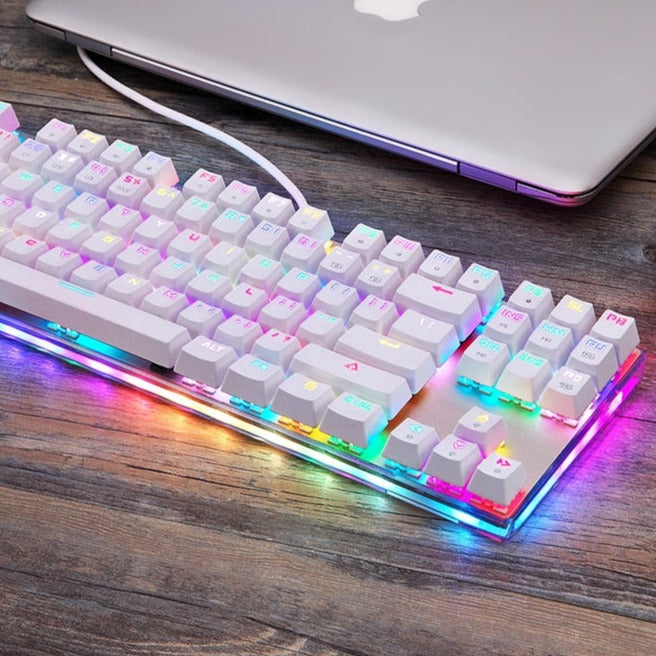 Motospeed K87s RGB Keyboard Pastel Kitten
