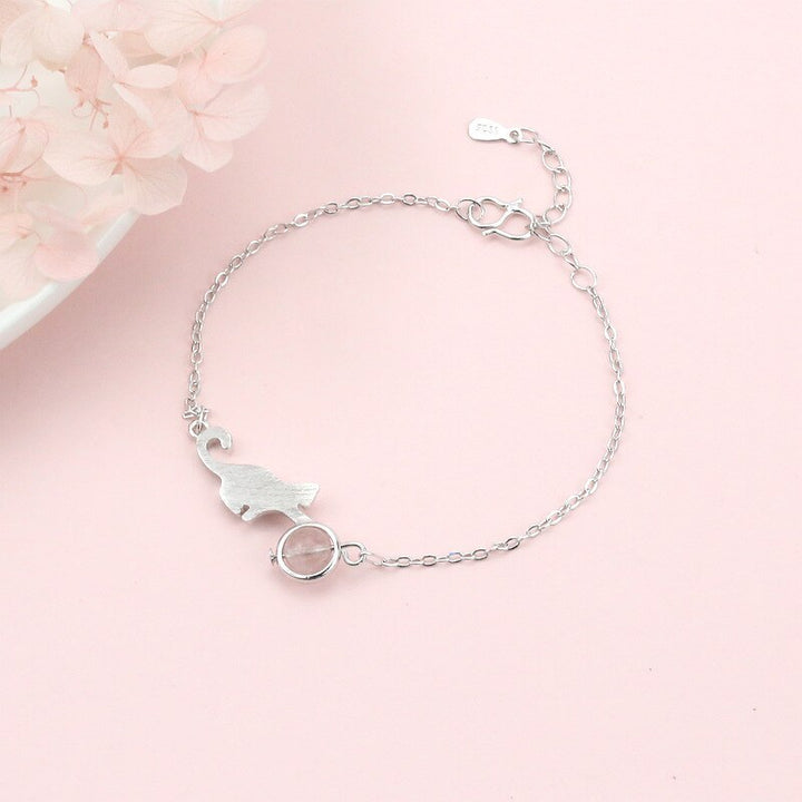 Crystal Cat Bracelet Pastel Kitten