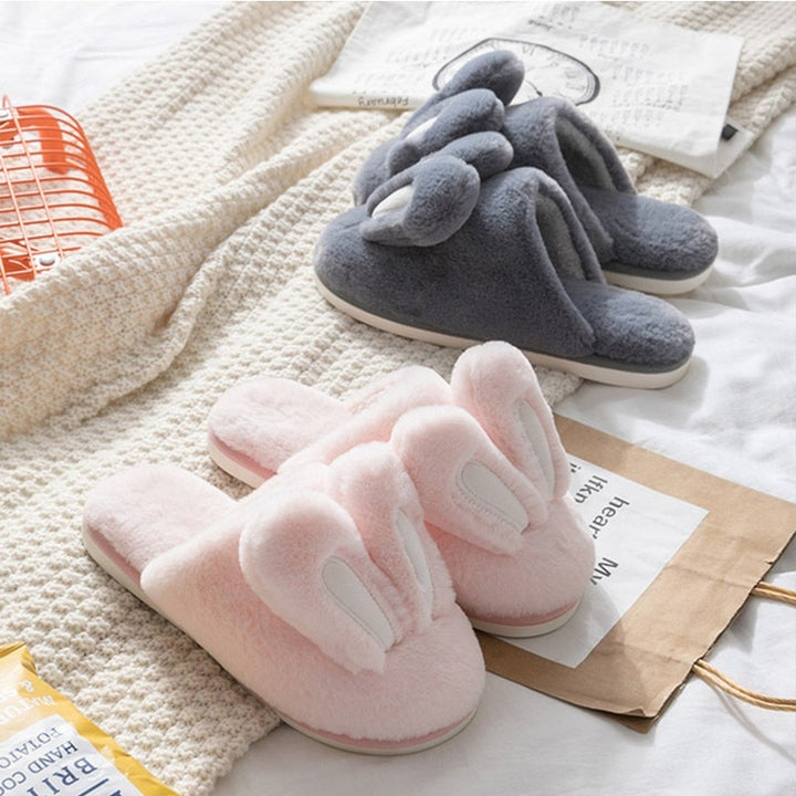 Rabbit Ears Slippers Pastel Kitten