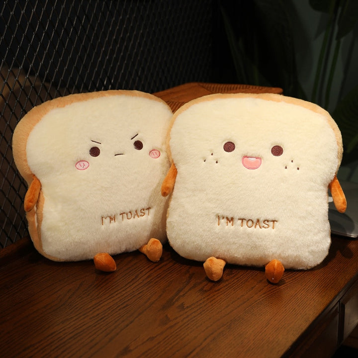 Plush Bread Pillow Toys Pastel Kitten