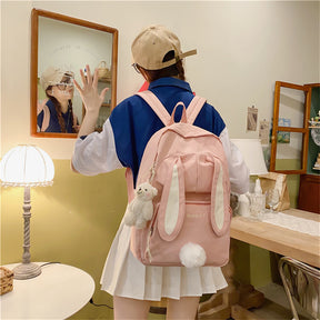 Cute Rabbit Backpack - Pastel Kitten