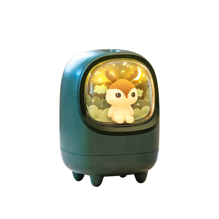 Cat Deer Space Capsule Humidifier Pastel Kitten