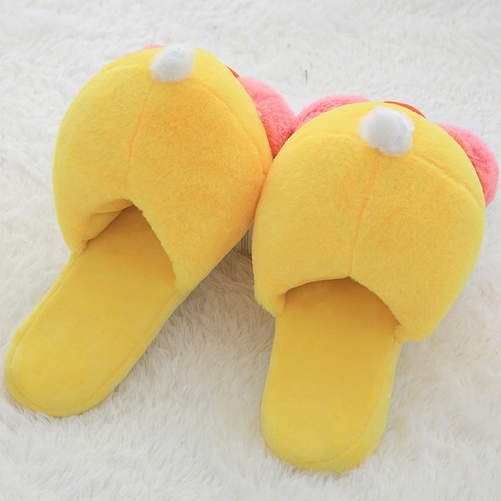 Kawaii Plush Ducks Slippers Pastel Kitten