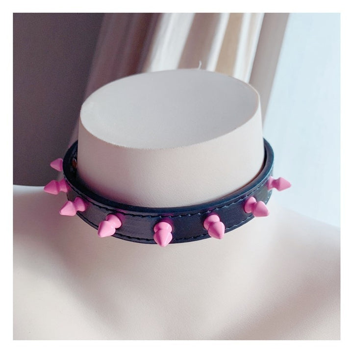 Punk Rock Choker Pastel Kitten